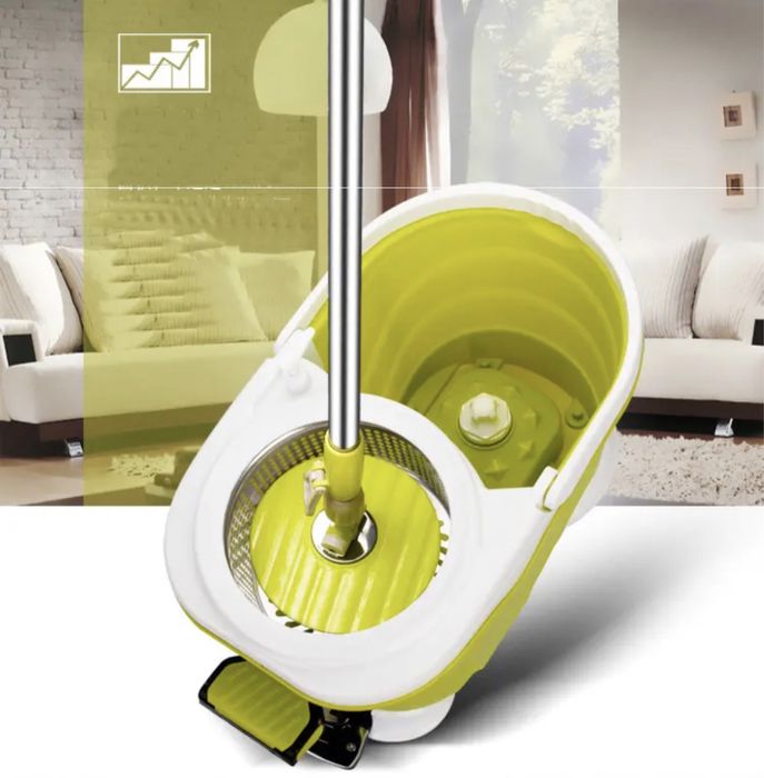 Набор ведро и швабра