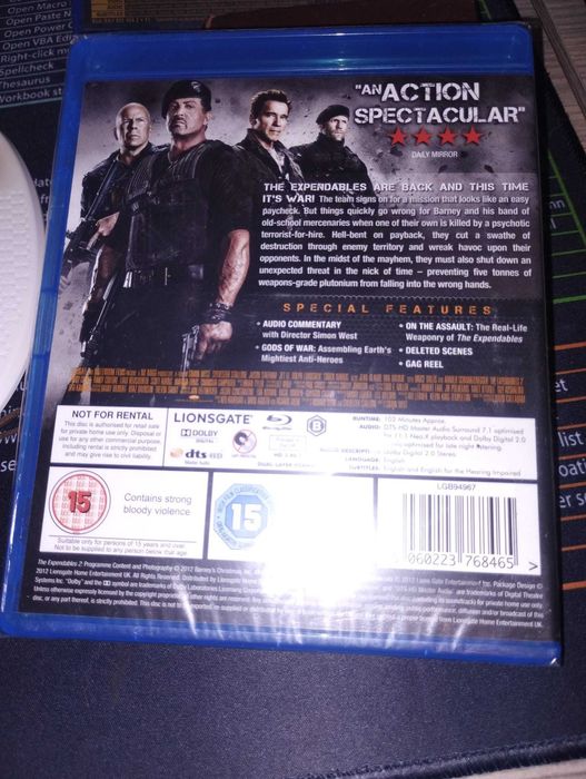 Expendables 2 Blu-Ray нов със субтитри