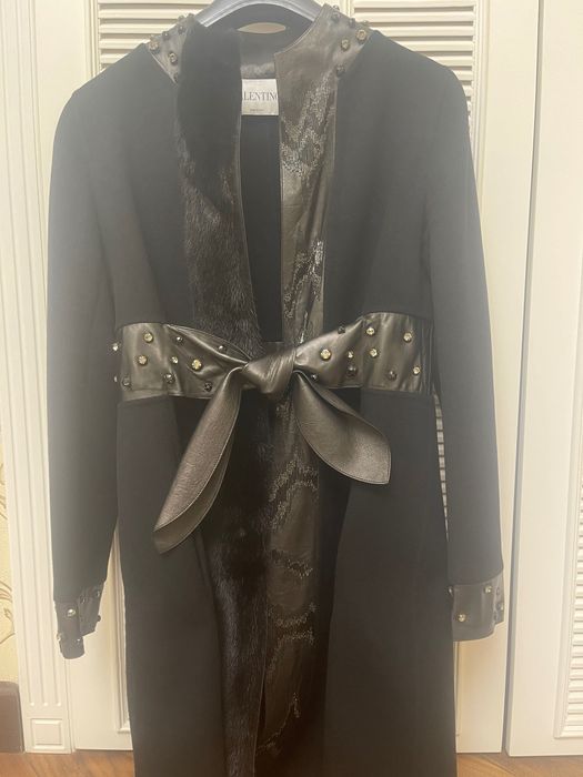 Пальто женское черное