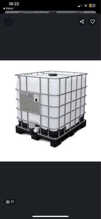 IBC 1000 L curat 350 lei