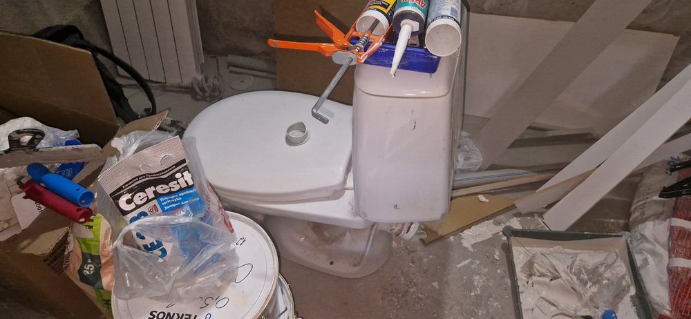 Стремянка-козел, унитаз срочно