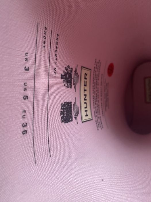 Cizme de ploaie Hunter, aproape noi