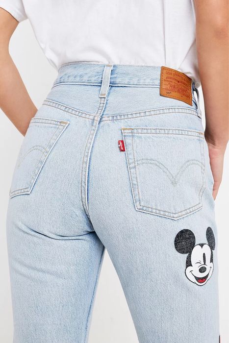 Levi’s x Mickey Mouse 501 Crop Jeans ОРИГИНАЛНИ дамски дънки - 27