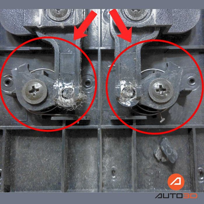 Ремонтен комплект пластини за подлакътник за Subaru Legacy B13