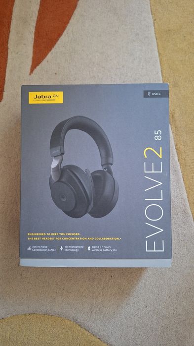 ‼️Jabra Evolve 2 MS 85 top casti NOI la cutie
