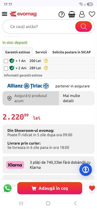 Aparat de aer conditionat Heinner BlackPearl HAC-BP12WIFI-BK, 12000 BTU, Wi-Fi, Clasa A+++/A++, functie Super Ionizare, Breeze away, Active clean