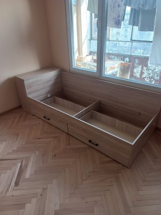 Легло "Мирена, Сонома" Мебели Валдом