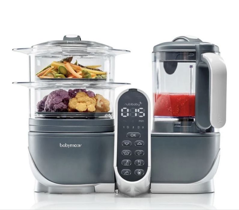 Robot multifunctional 5in1 Nutribaby, Gri, Babymoov