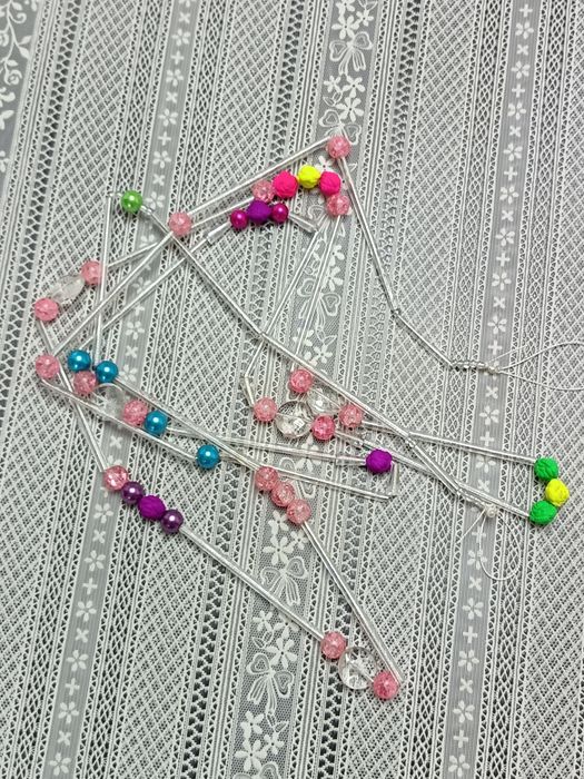 Ёлочные игрушки бусы 2,5м