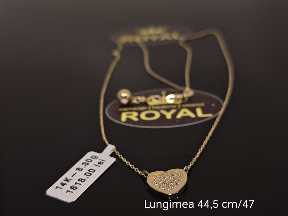 Bijuteria Royal: Lanț aur 14k/3.30 gr