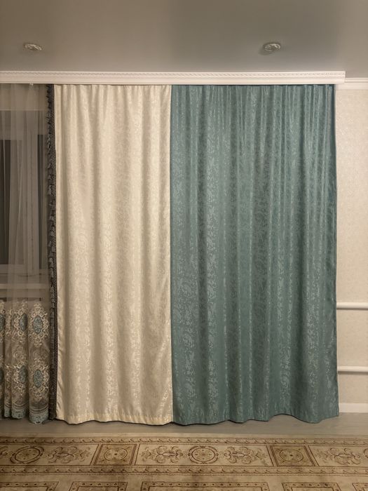 Тюли с шторами на гардины 3,5 и 2,5 м