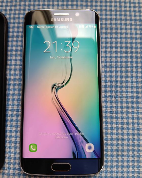 telefon Samsung S6 edge, perfect functional,baterie ca noua