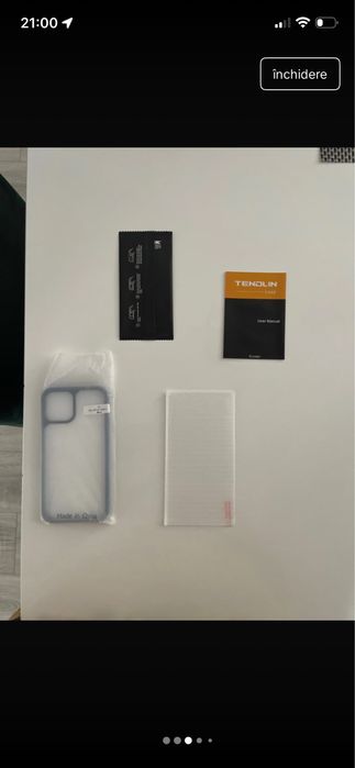 Husa+protectie ecran iphone 12