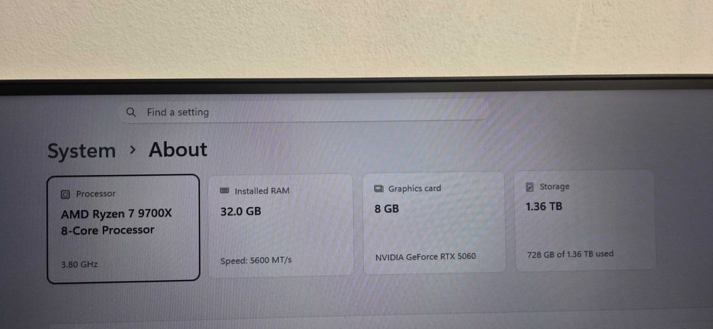 Unitate gaming Ryzen 7 9700x-Vezi anunt !