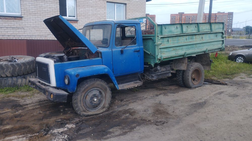 Газ 3307 бензин самосвал. Не на ходу