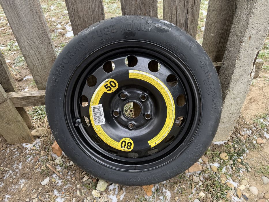 Roata de rezerva slim originala Volkswagen 5x112 R16