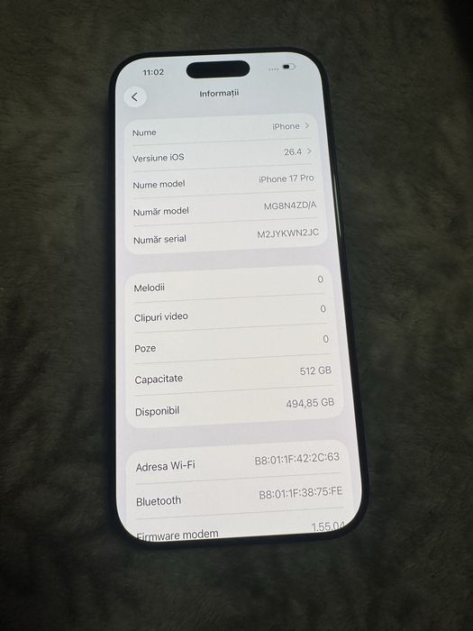 Iphone 17 Pro!512!Impecabil!