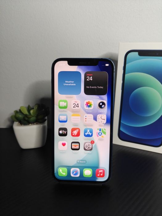 iPhone 12, 128GB Blue • Perfect Funcțional! • Condiție Foarte Bună!