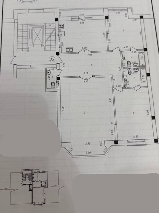 Квартира ЖК Imperial 3/6/8 140 м2