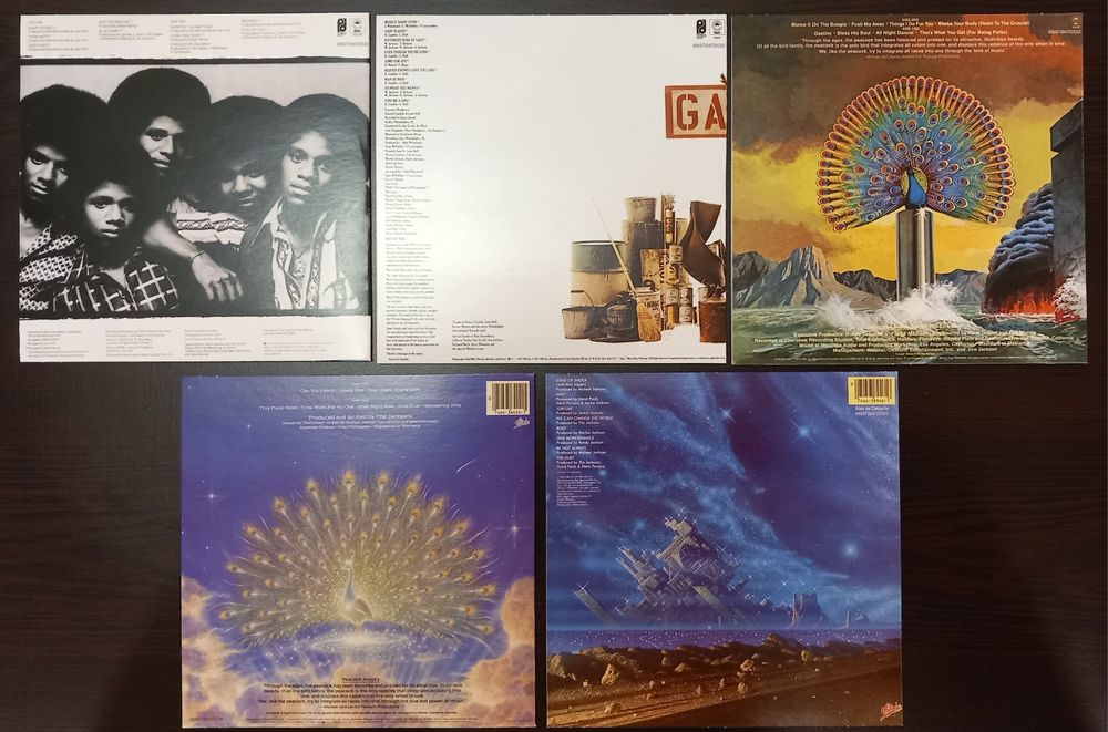 The Jacksons box 5 cd албума.