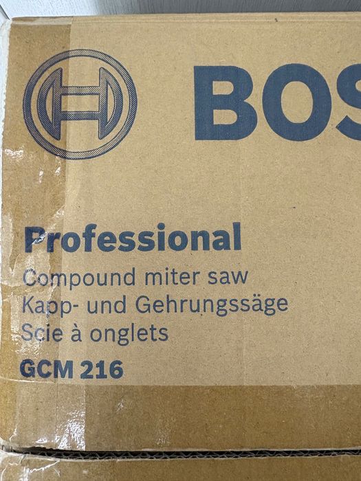 Bosch GCM 216 Professional – капачен циркуляр (пълен комплект)