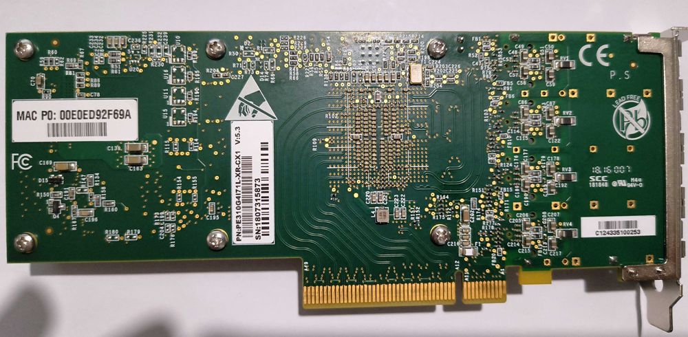 Silicom PE310G4I71L (Intel X710-DA4) Мрежова Платка 4-порта 10Gb SFP+