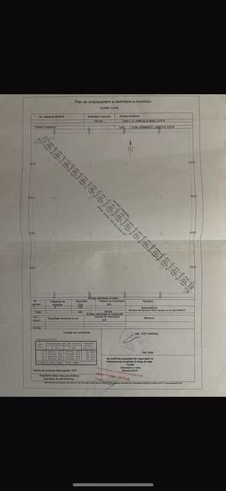 Teren intravilan Teghes lângă pădure