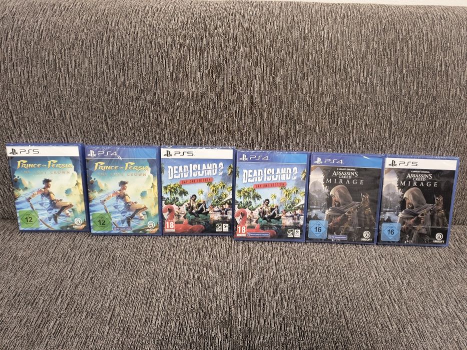 Dead Island 2 , Assassins creed Mirage, Prince of Persia PS4 PS5