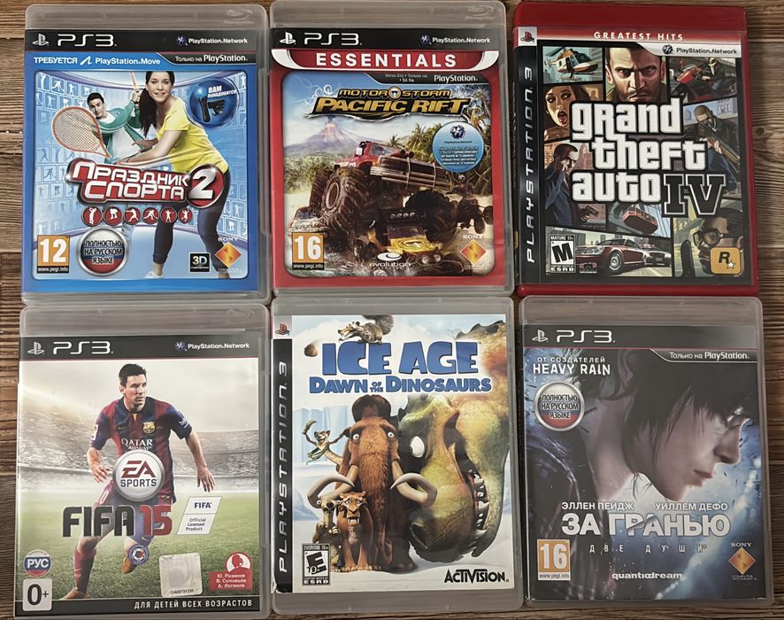 диски на play station ps 3