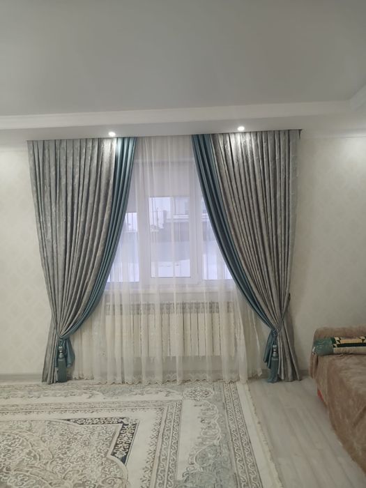 Продам штор с тюльем