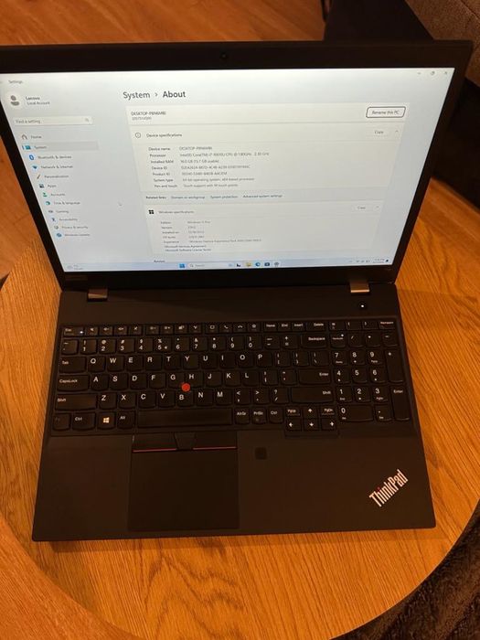 Laptop Lenovo Thinkpad T15 I7 gen 10 touch screen