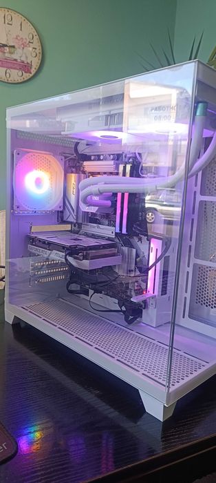 Геймърски Компютър - Gaming PC | i5-12400F + RTX 3060 8GB | WHITE RGB | 6 месеца гаранция