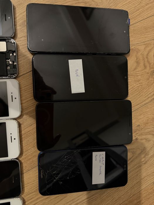 Lot telefoane iphone si android tcl xiaomi huawei motorola