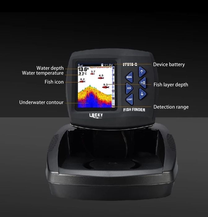 Сонар Lucky FF918C-WL цветен безжичен БГ меню