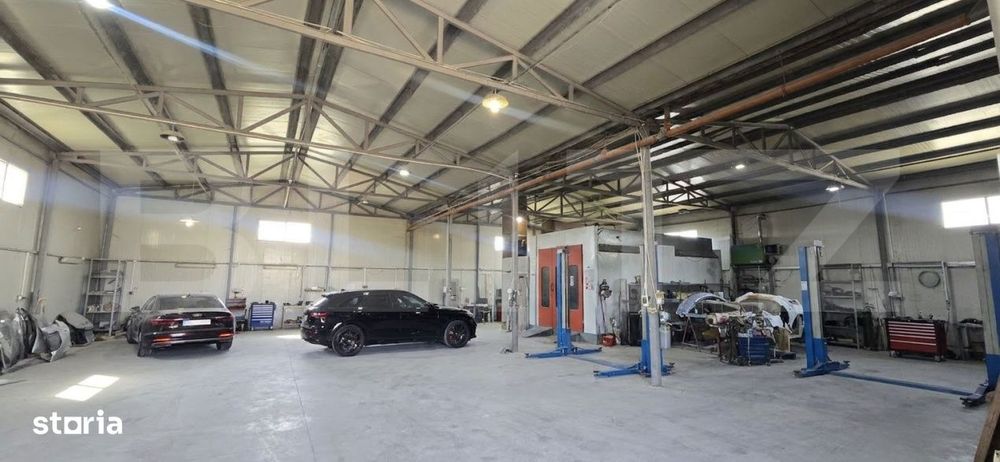 Hala 550 mp, zona Mercedes, Popeci Auto