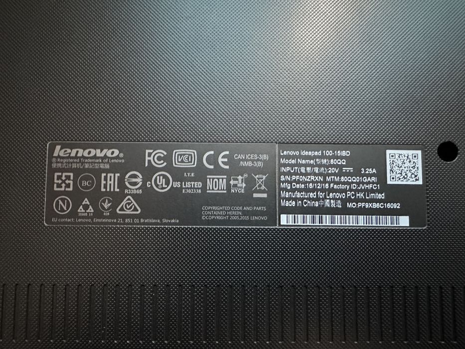Laptop Lenovo Ideapad