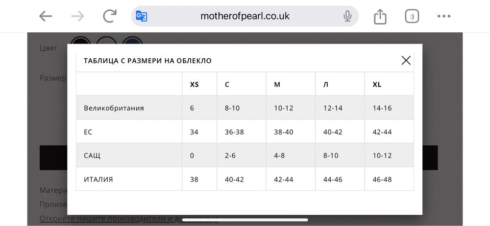 Черни дънки Mother of pearl