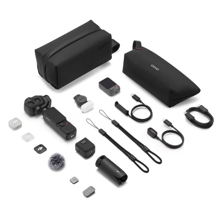 DJI Osmo Pocket 4 Creative Combo Pocket Gimbal Vlog Камера Чисто нов