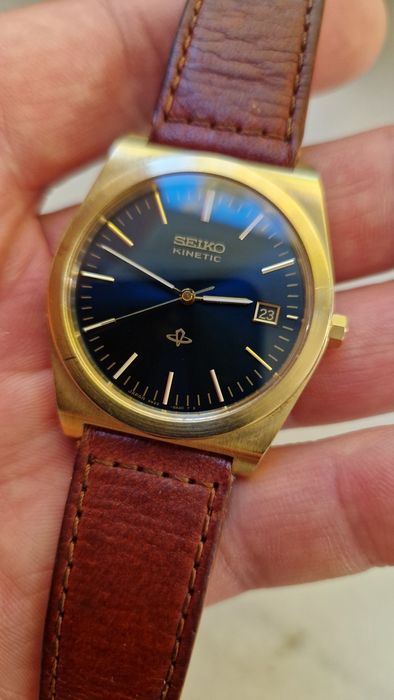 Seiko kinetic sapphire crystal japan