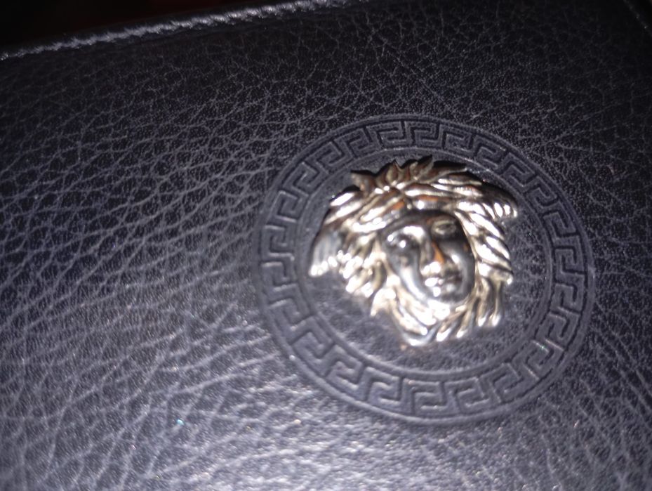 Винтидж много рядък унисекс портфейл Версаче от 80те години