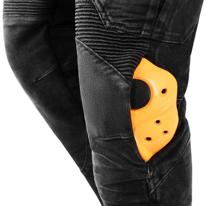 Blugi moto SECA Square II negru/washed