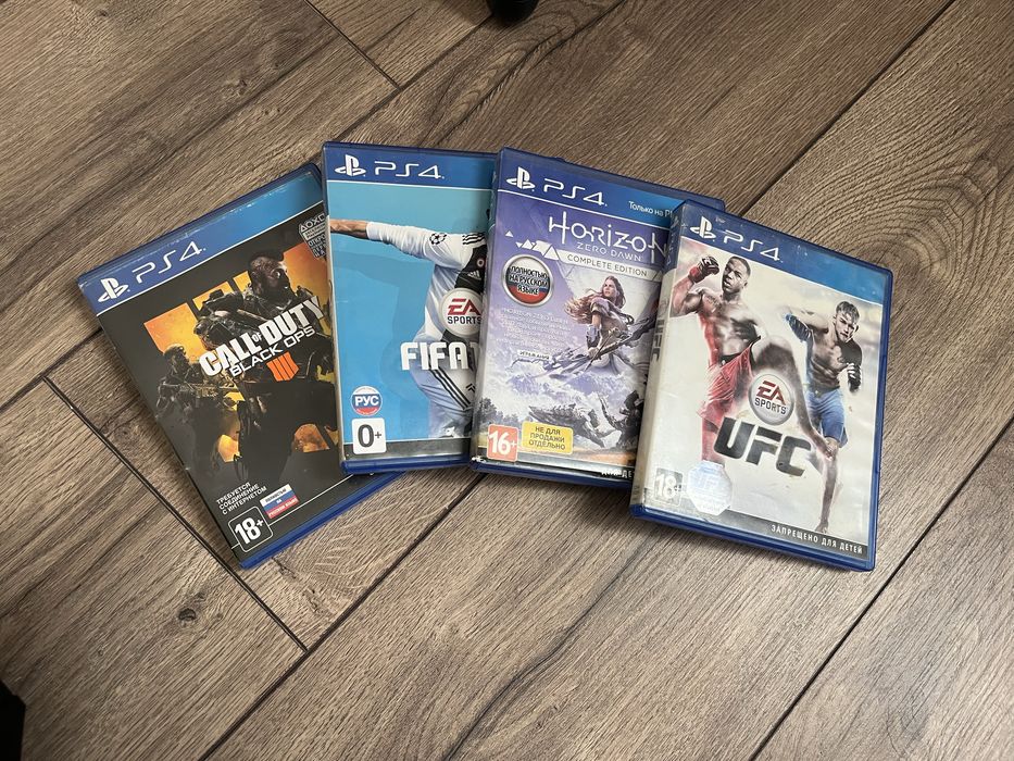 PlayStation 4 Fat + 6 игр + джойстик