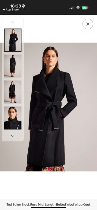 Palton Ted Baker Rose, Italian Wool, lumgime medie