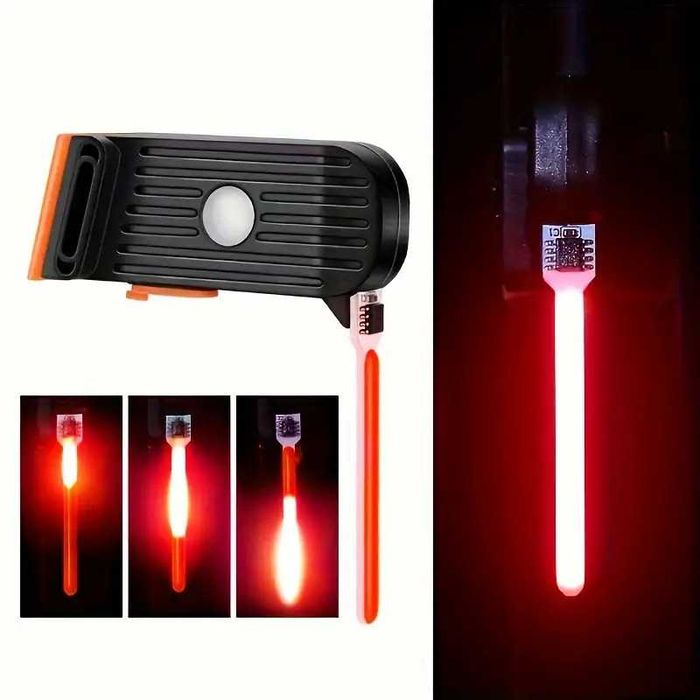 LED TAIL LIGHT стоп светлина за велосипед с висока яркост, линия - USB