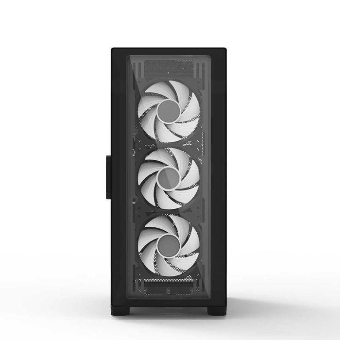 }Корпус Zalman I3 NEO TG BLACK, без БП, RGB fans