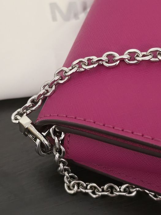 Plic Michael kors roz, piele naturală