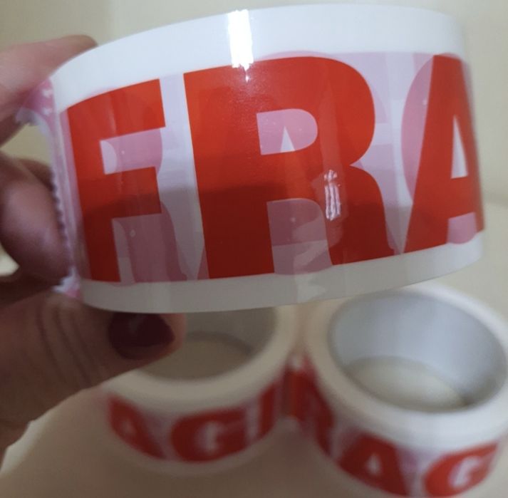 Scotch ,,Fragile", banda adeziva - 12 role