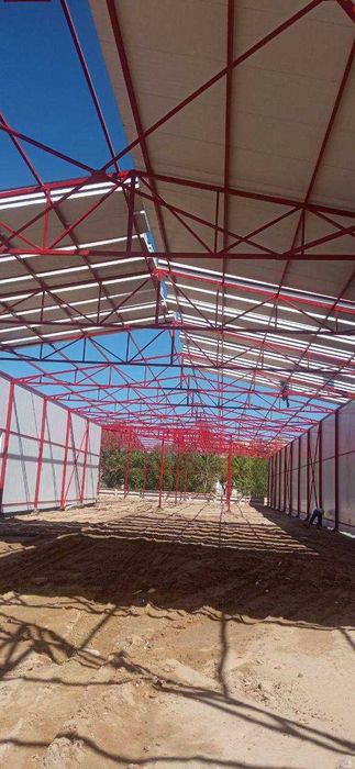 Фабрики, ангары, склады, заводы, магазины/офисы/кафе. Сэндвич панель