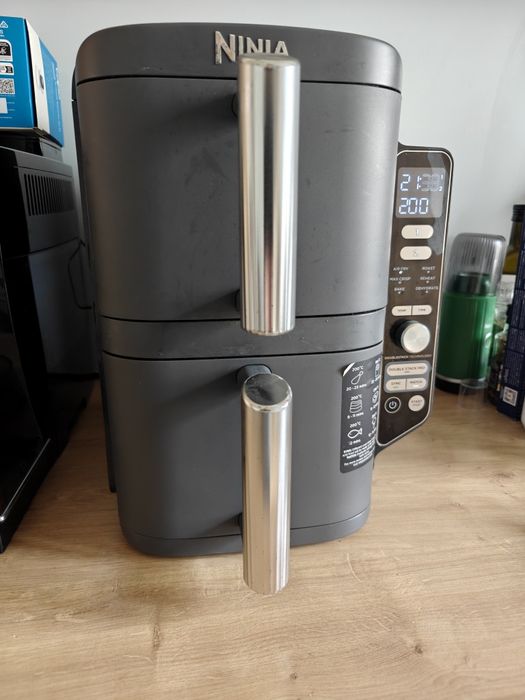 Friteuza cu aer cald Ninja Double Stack XL SL400, 9.5l, 2470W