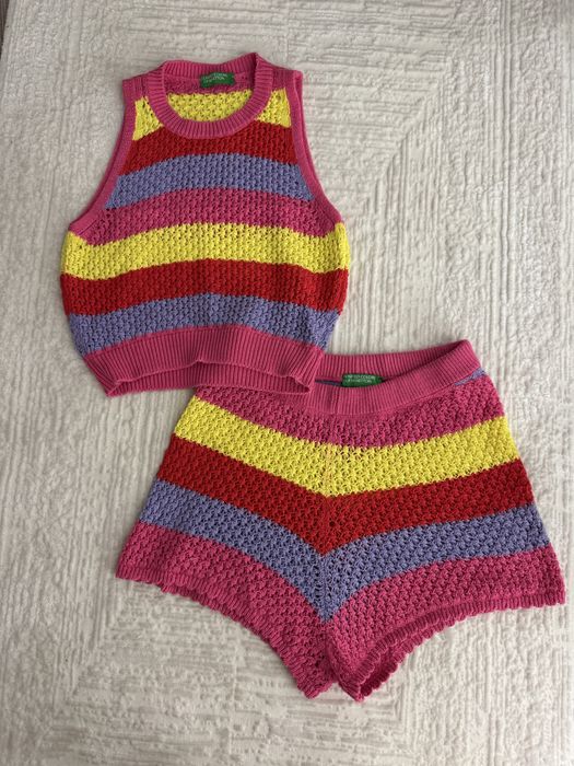 Женски, цветен комплект benetton